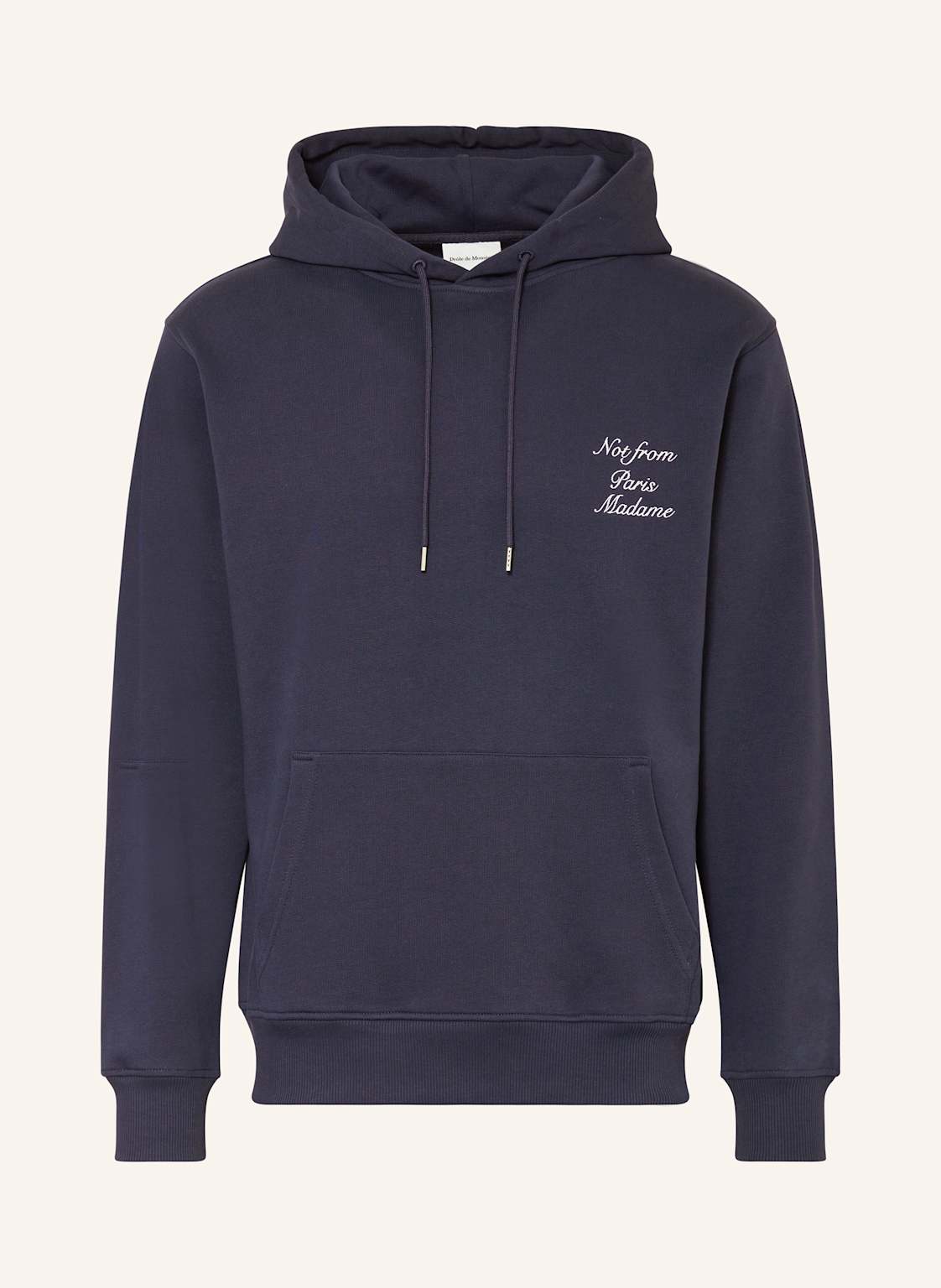 Drôle De Monsieur Hoodie blau von DRÔLE DE MONSIEUR