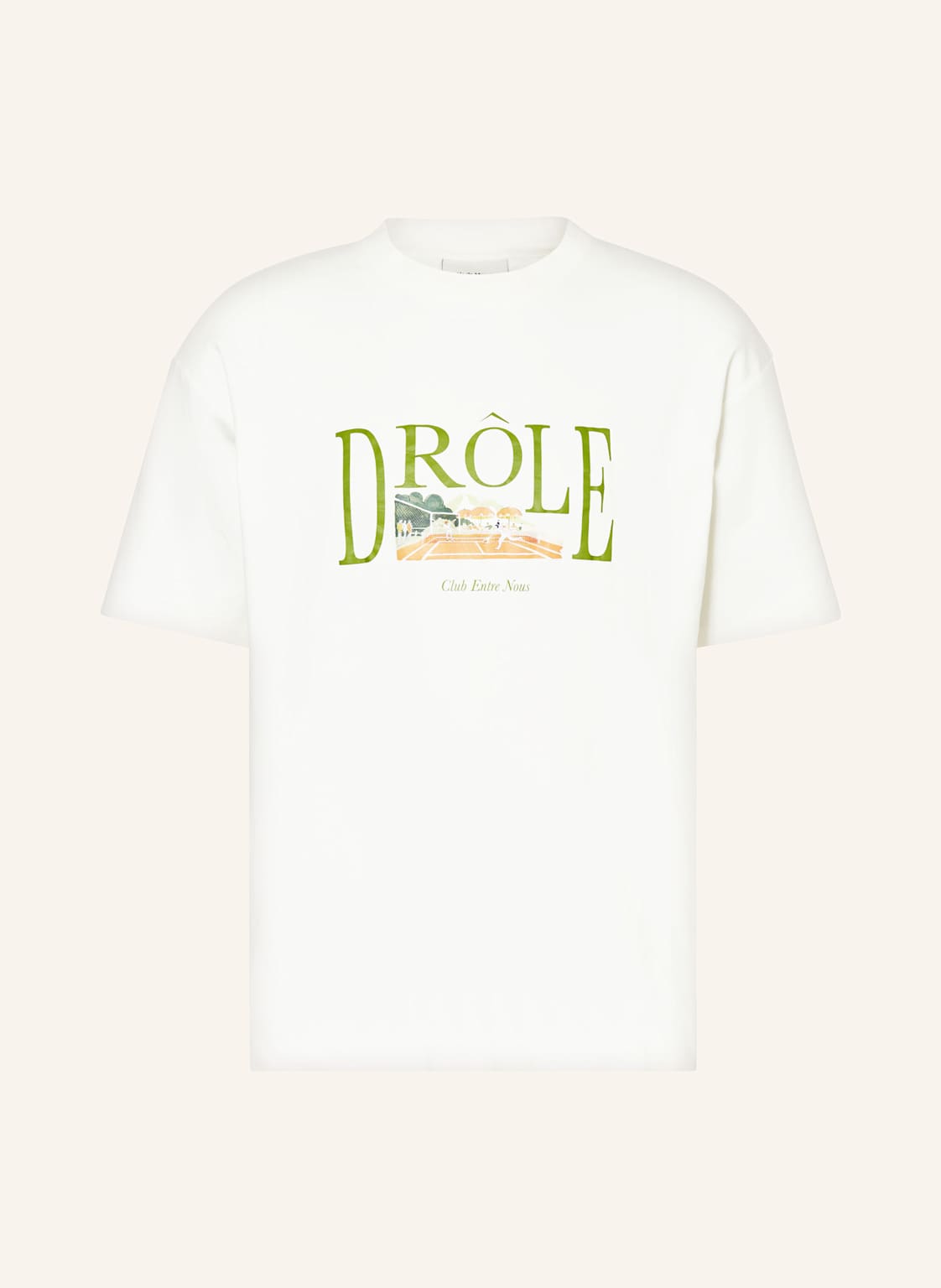 Drôle De Monsieur T-Shirt weiss von DRÔLE DE MONSIEUR