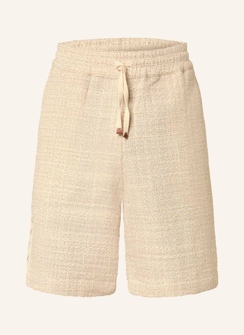 Drôle De Monsieur Tweed-Shorts beige von DRÔLE DE MONSIEUR