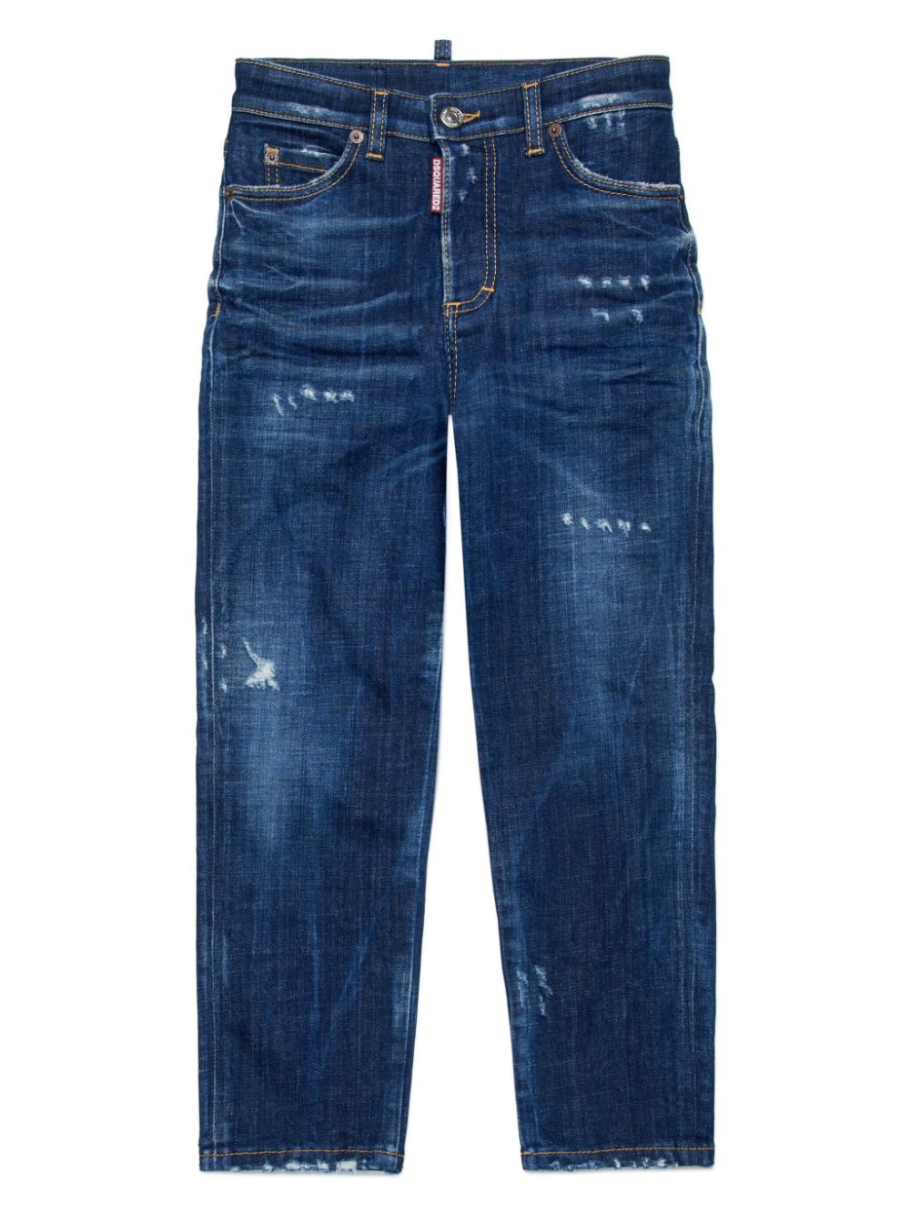 DSQUARED2 KIDS Boss 10 straight-leg jeans - Blue von DSQUARED2 KIDS