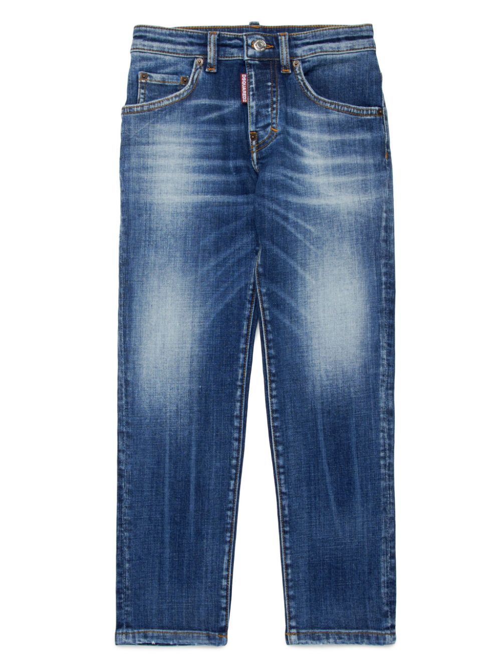 DSQUARED2 KIDS Stanislav mid-rise slim jeans - Blue von DSQUARED2 KIDS