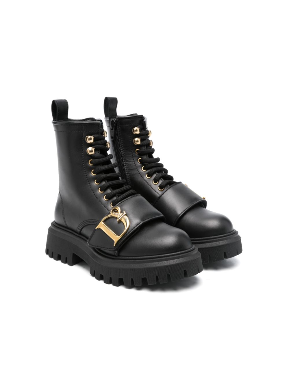 DSQUARED2 KIDS Statement ankle boots - Black von DSQUARED2 KIDS