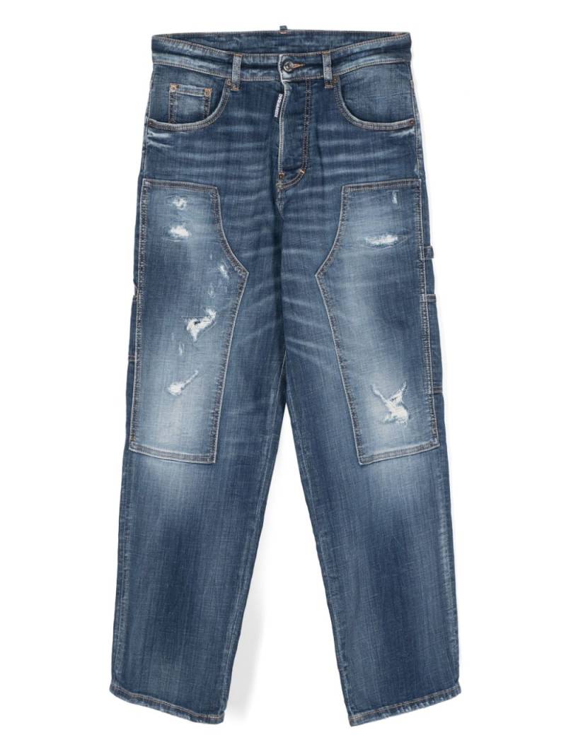 DSQUARED2 KIDS distressed jeans - Blue von DSQUARED2 KIDS