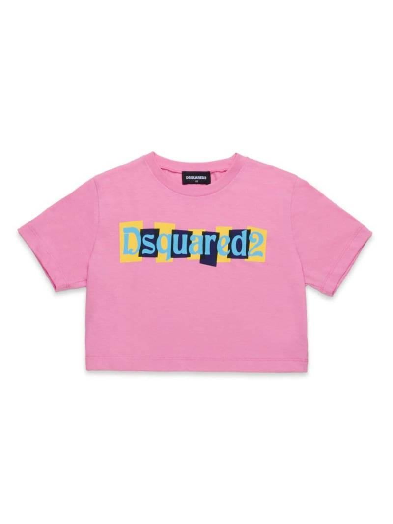 DSQUARED2 KIDS graphic-print t-shirt - Pink von DSQUARED2 KIDS