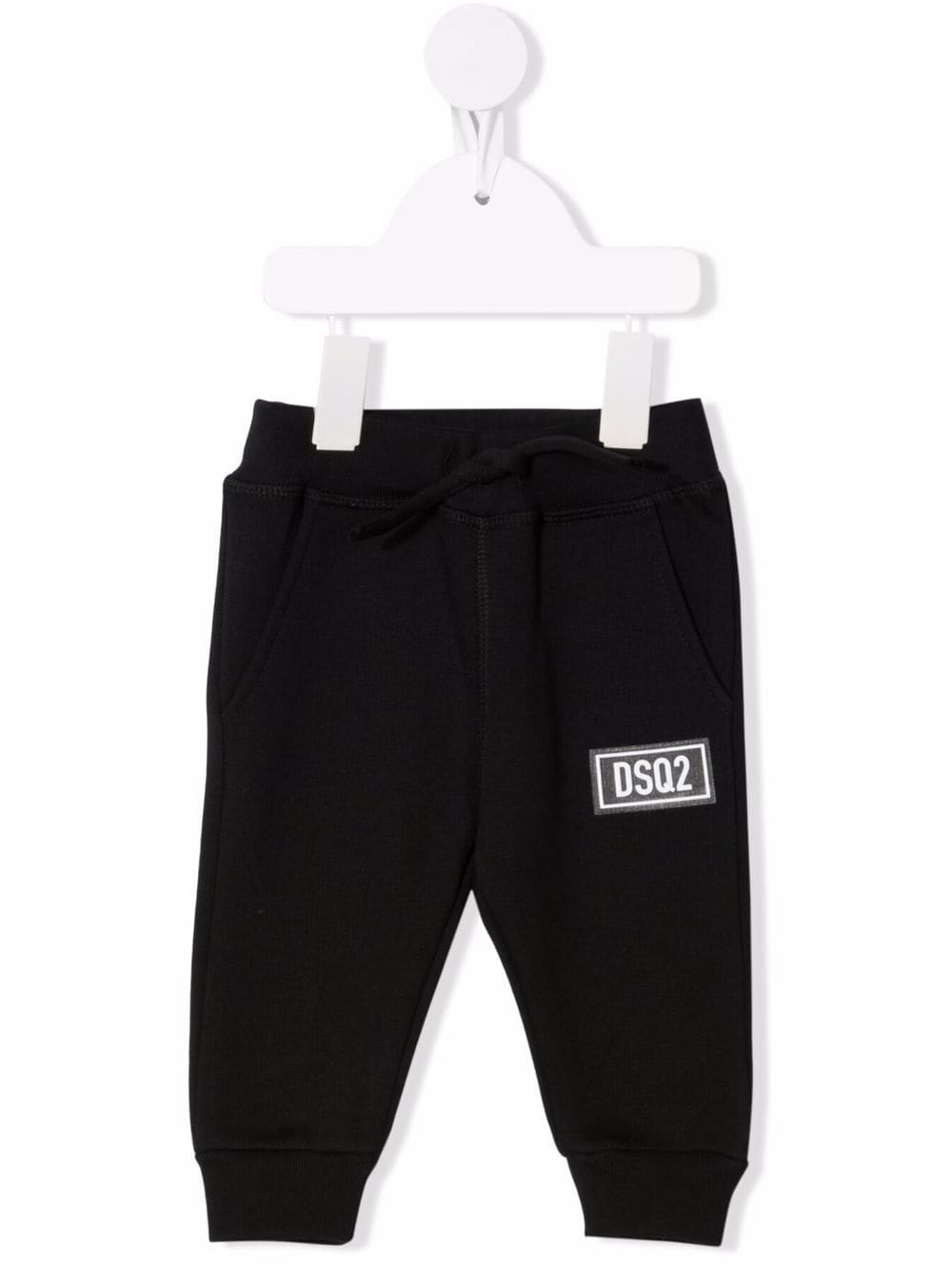 DSQUARED2 KIDS logo-patch track pants - Black von DSQUARED2 KIDS