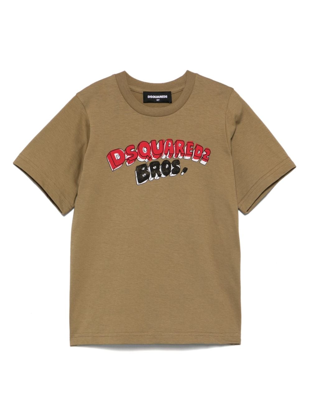 DSQUARED2 KIDS logo-print T-shirt - Brown von DSQUARED2 KIDS