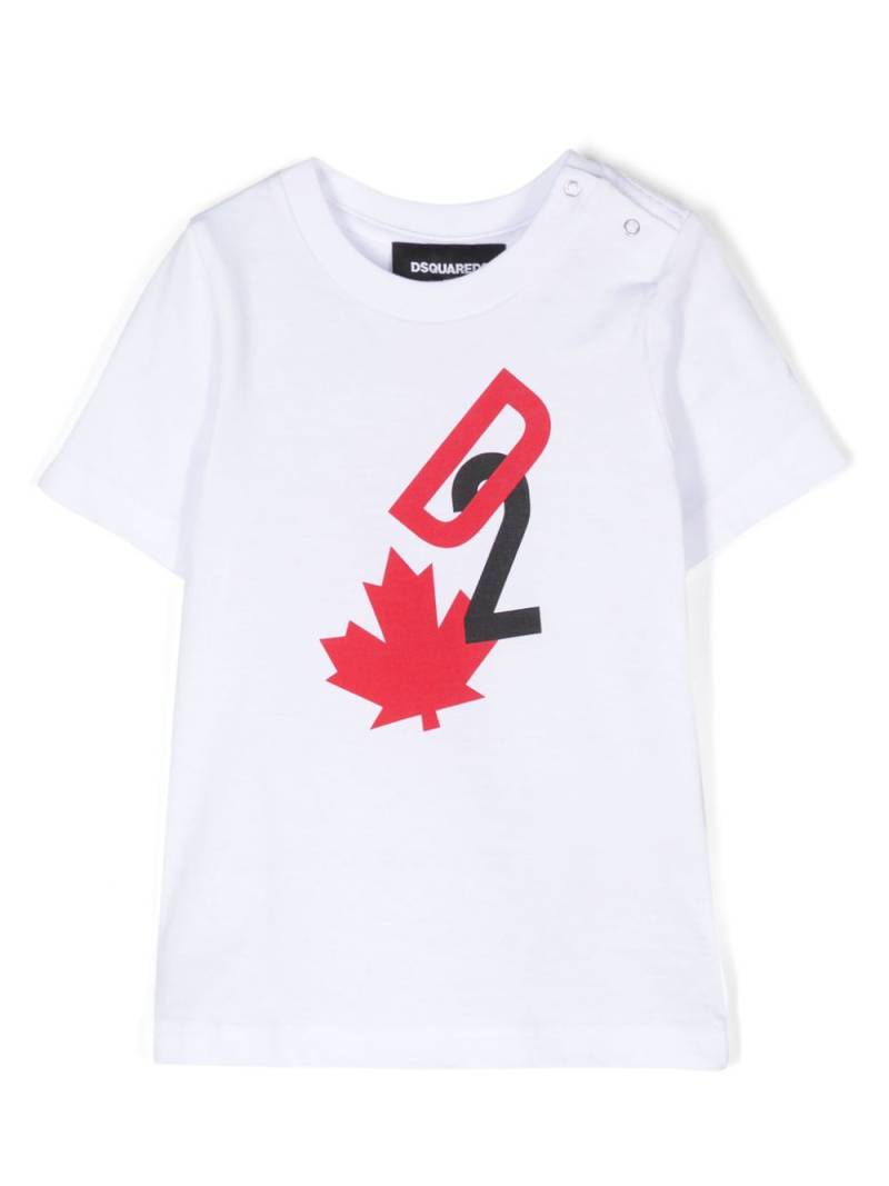 DSQUARED2 KIDS logo-print T-shirt - White von DSQUARED2 KIDS