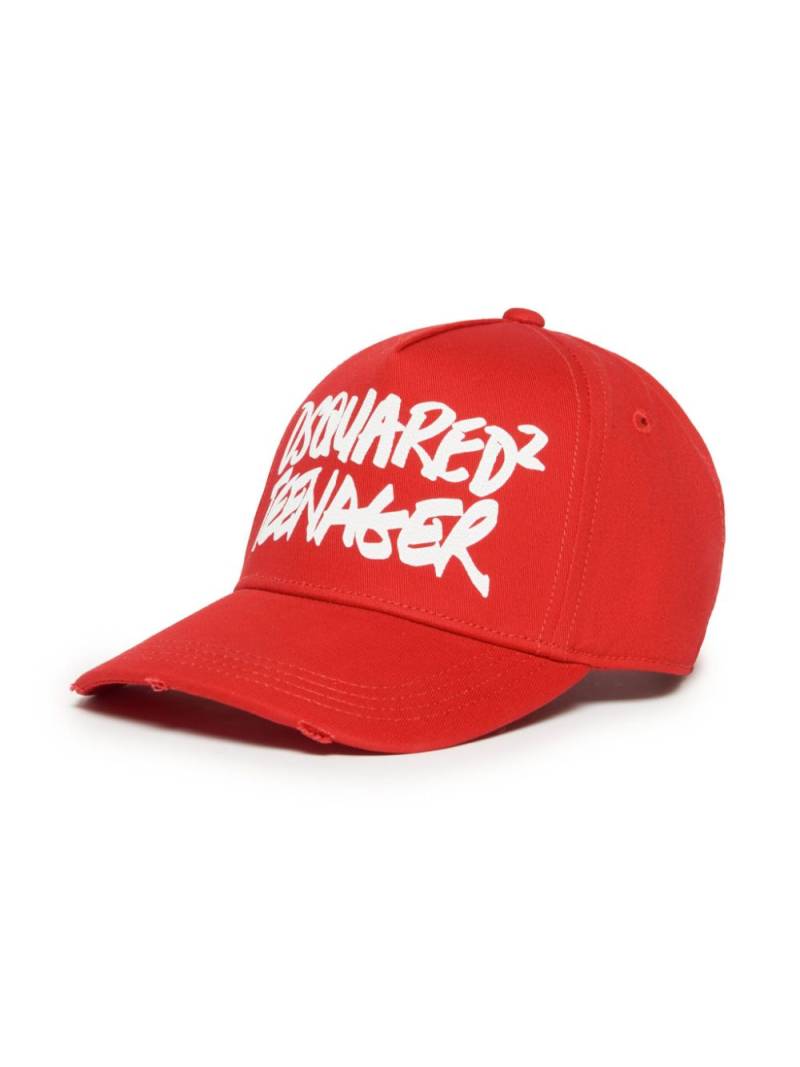 DSQUARED2 KIDS logo-print baseball cap von DSQUARED2 KIDS