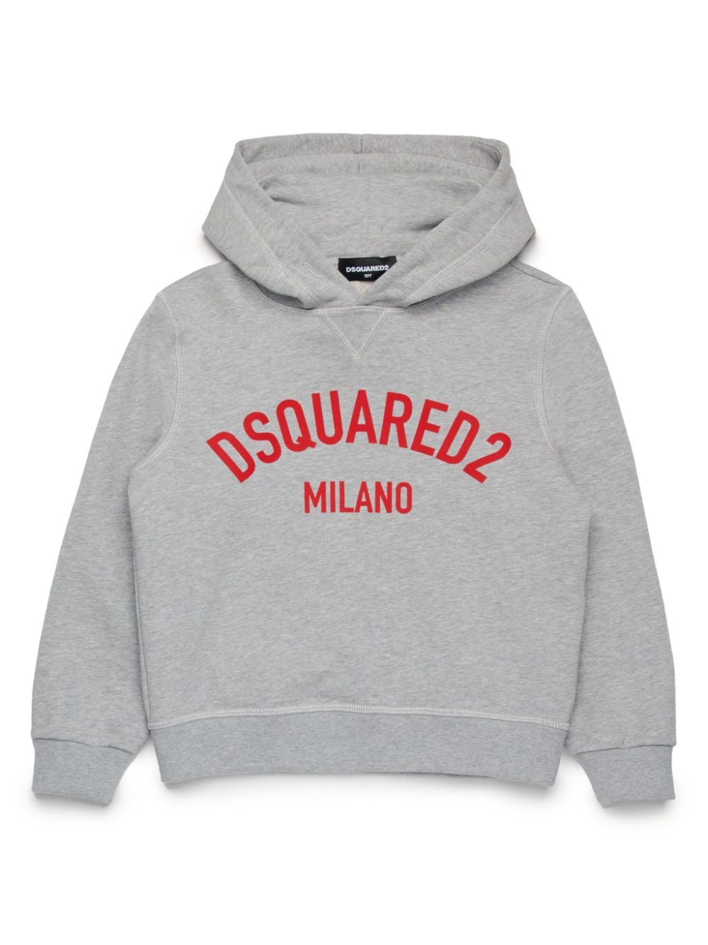 DSQUARED2 KIDS logo-print cotton hoodie - Grey von DSQUARED2 KIDS