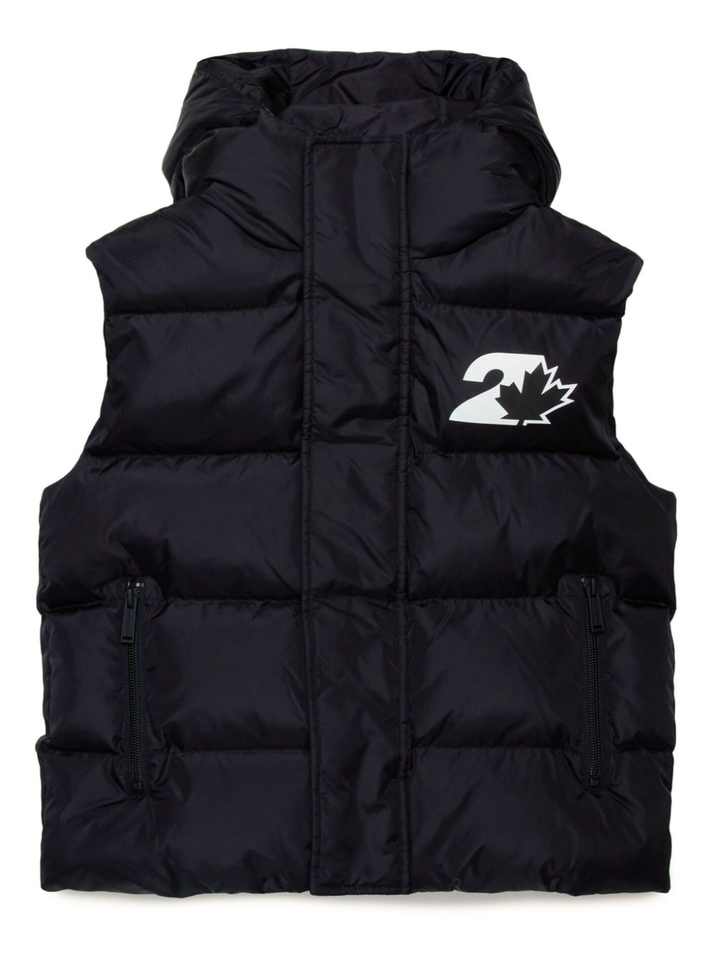 DSQUARED2 KIDS logo-print gilet - Black von DSQUARED2 KIDS