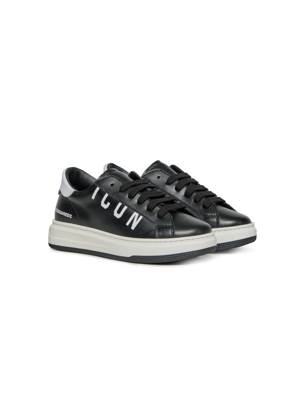 DSQUARED2 KIDS logo-print sneakers - Black von DSQUARED2 KIDS