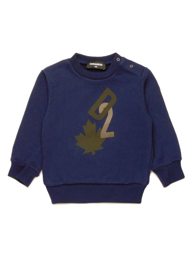 DSQUARED2 KIDS logo-print sweatshirt - Blue von DSQUARED2 KIDS