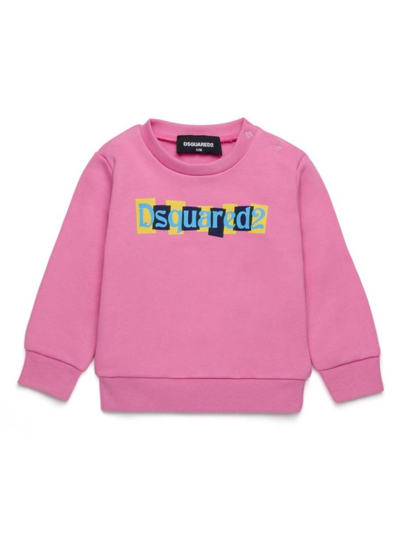 DSQUARED2 KIDS logo-print sweatshirt - Pink von DSQUARED2 KIDS