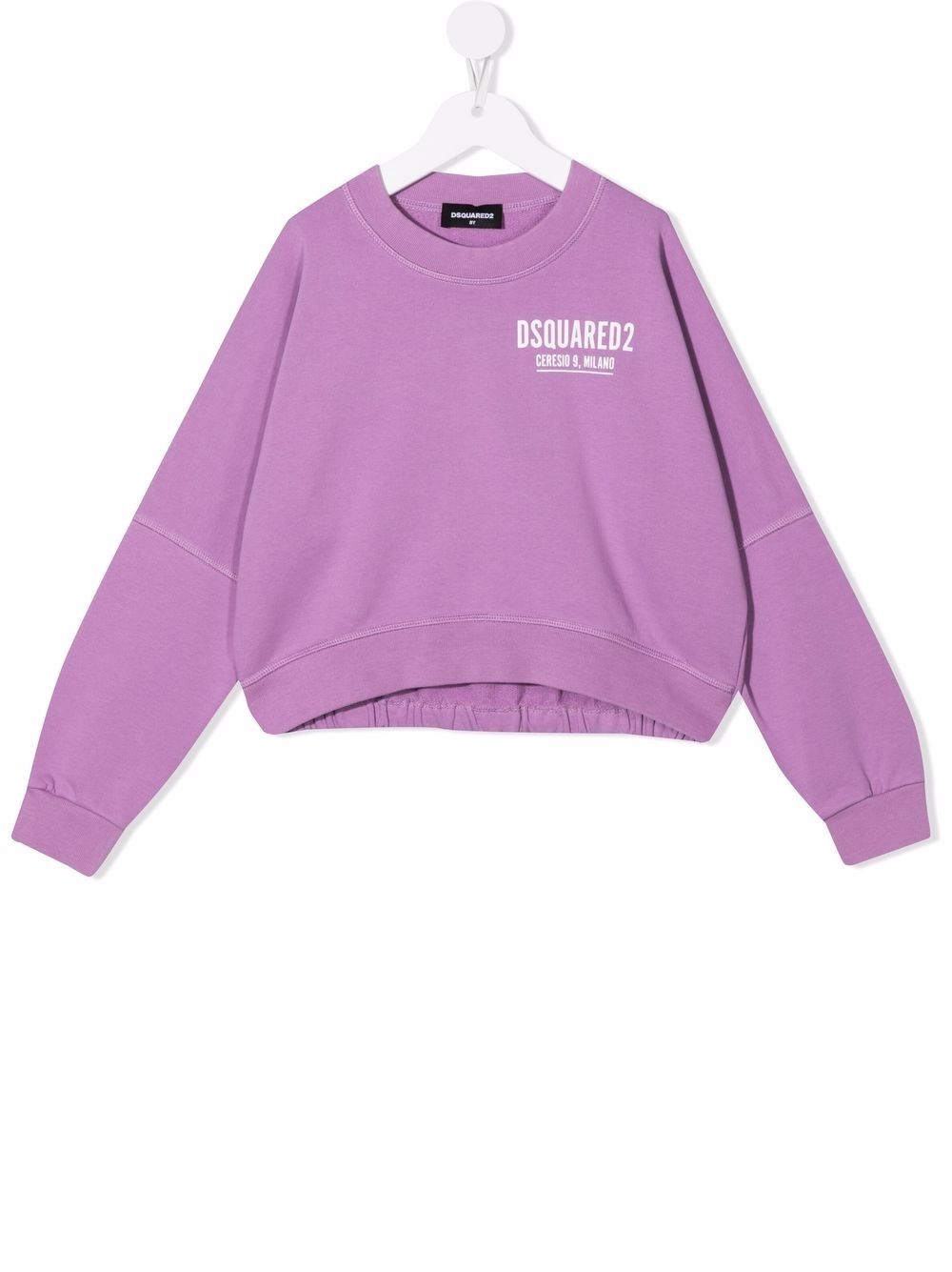 DSQUARED2 KIDS logo-print sweatshirt - Purple von DSQUARED2 KIDS