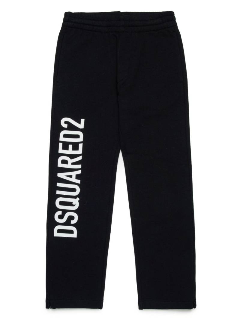 DSQUARED2 KIDS logo-print track pants - Black von DSQUARED2 KIDS