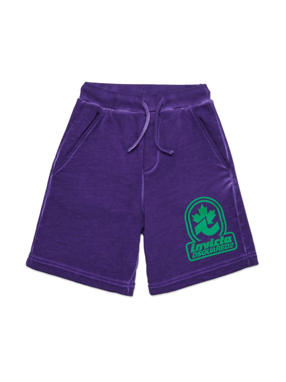 DSQUARED2 KIDS logo-print track shorts - Purple von DSQUARED2 KIDS