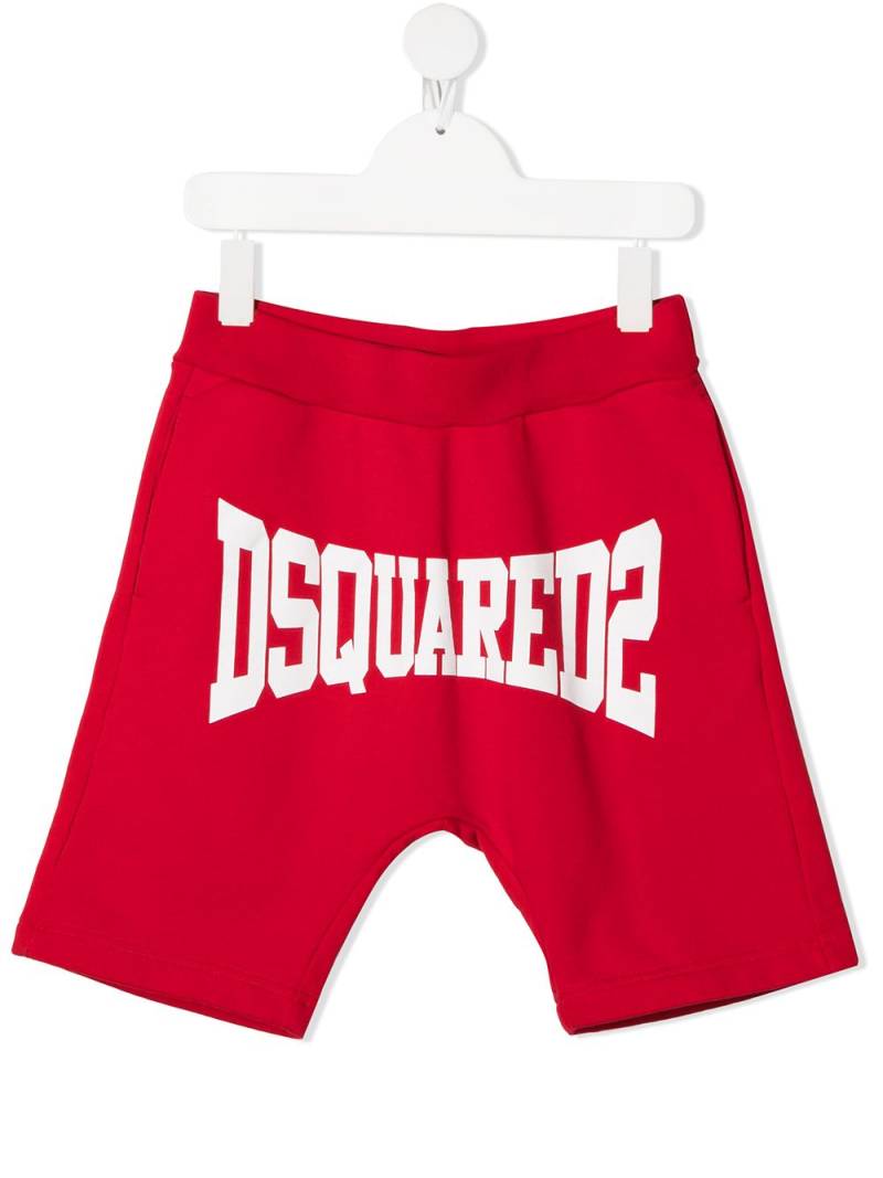 DSQUARED2 KIDS logo-print track shorts von DSQUARED2 KIDS