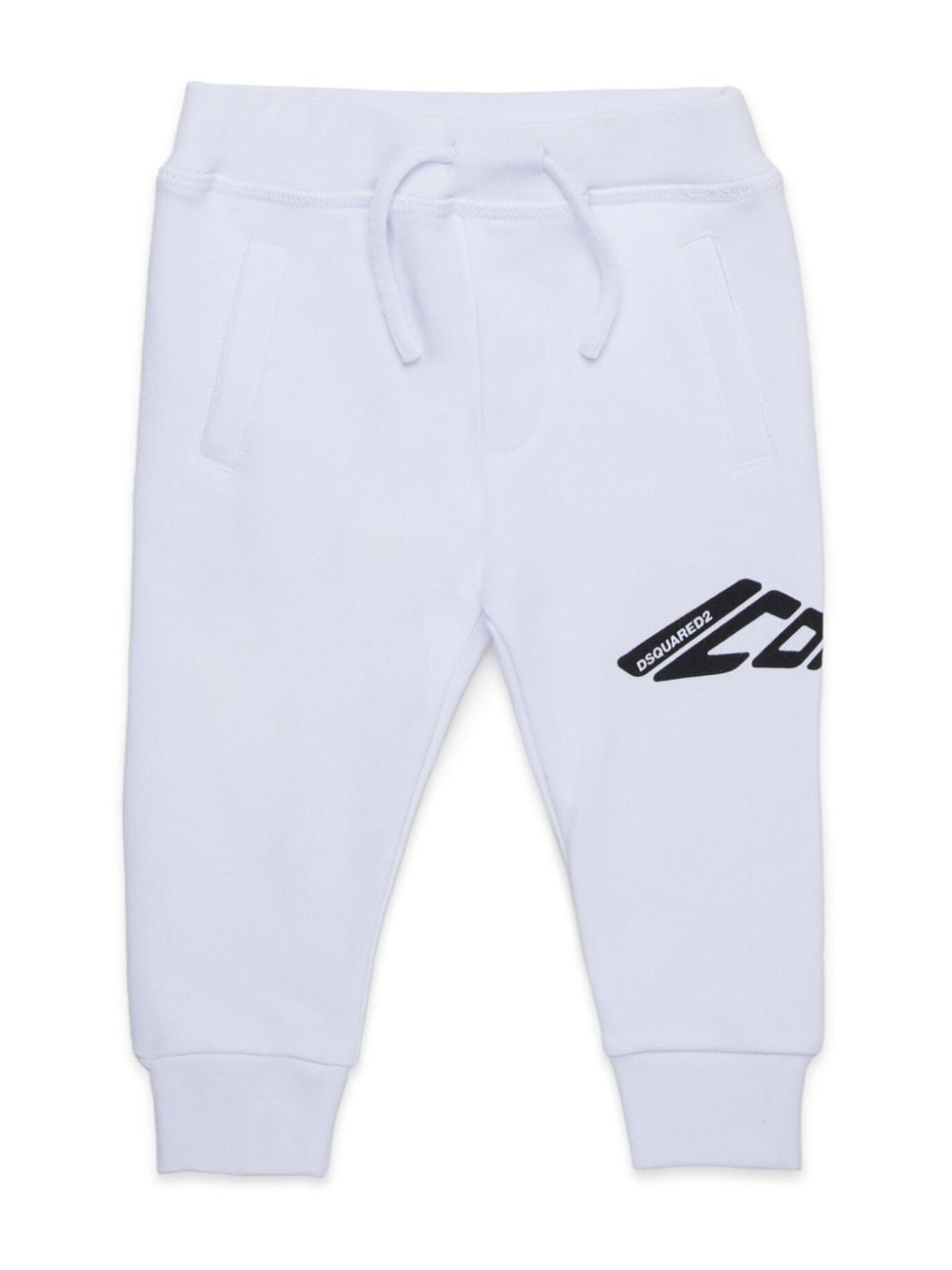 DSQUARED2 KIDS logo-print track trousers - White von DSQUARED2 KIDS