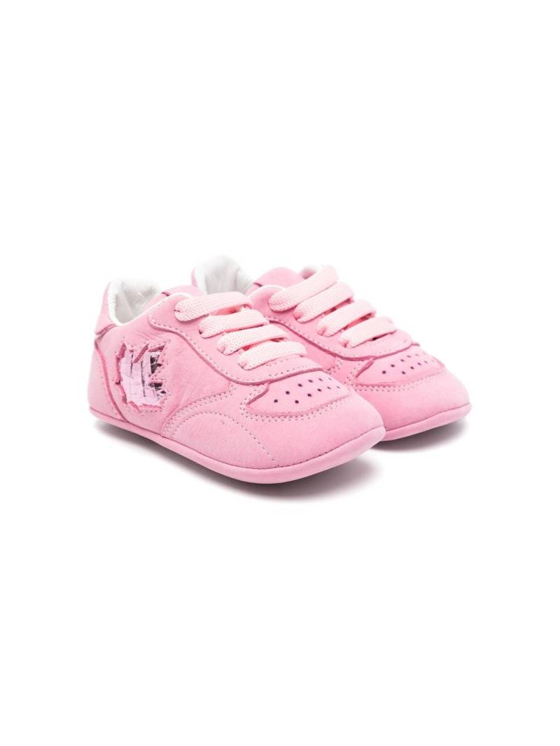 DSQUARED2 KIDS maple-leaf sneakers - Pink von DSQUARED2 KIDS