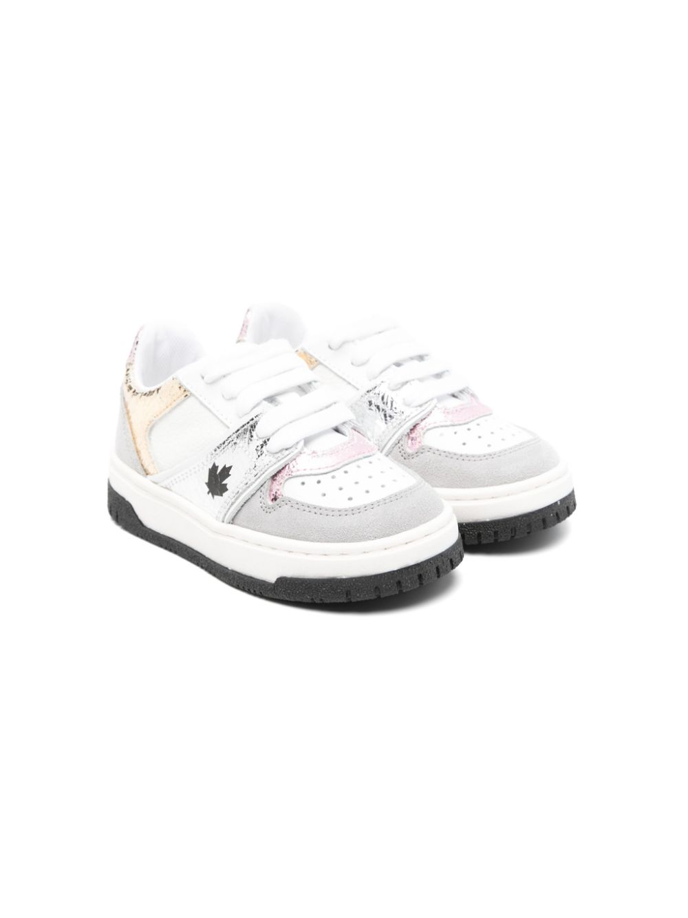 DSQUARED2 KIDS maple-leaf sneakers - White von DSQUARED2 KIDS