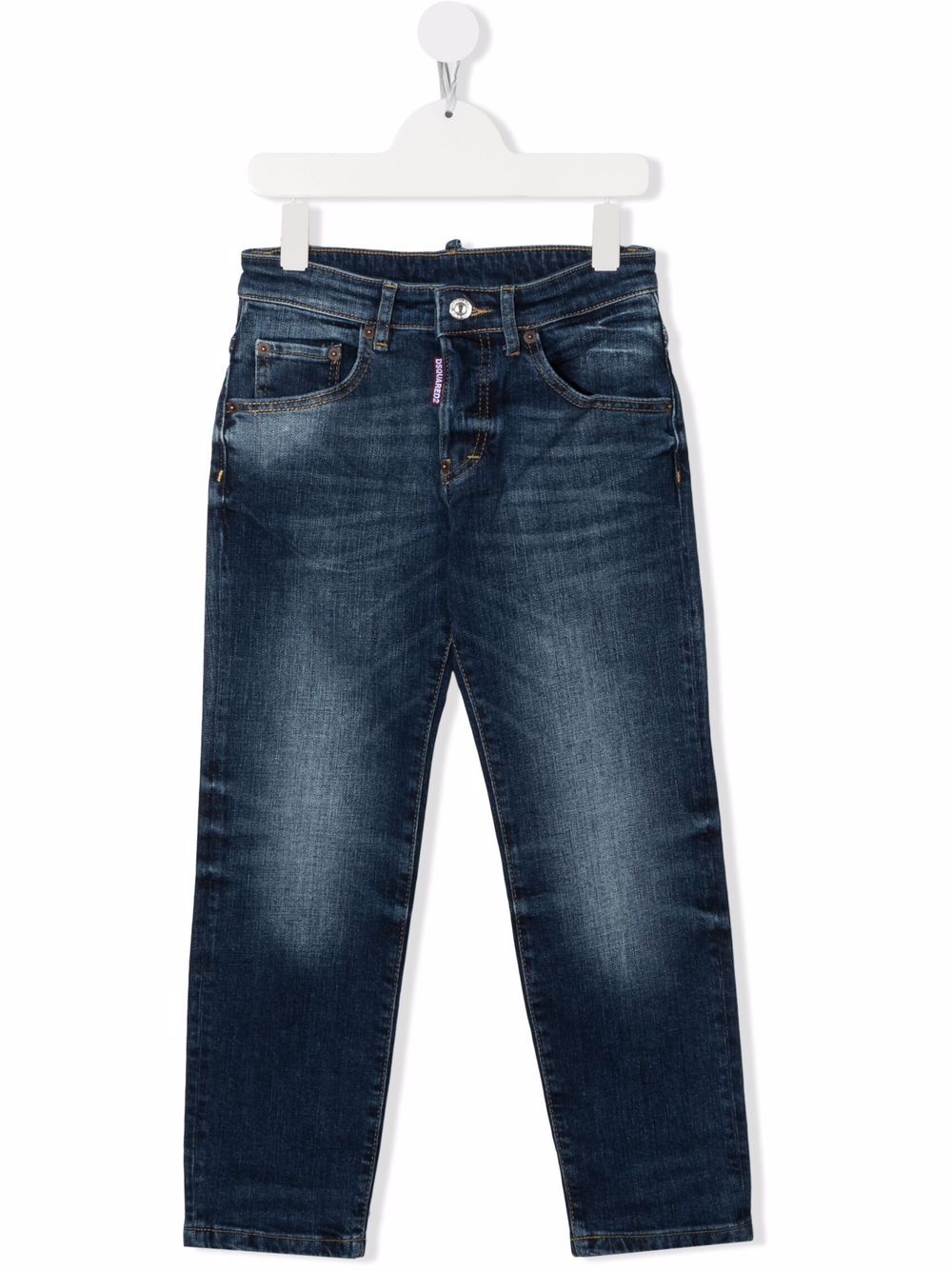 DSQUARED2 KIDS mid-rise slim-fit jeans - Blue von DSQUARED2 KIDS