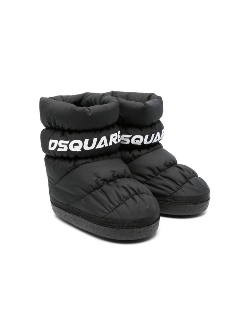 DSQUARED2 KIDS padded snow boots - Black von DSQUARED2 KIDS