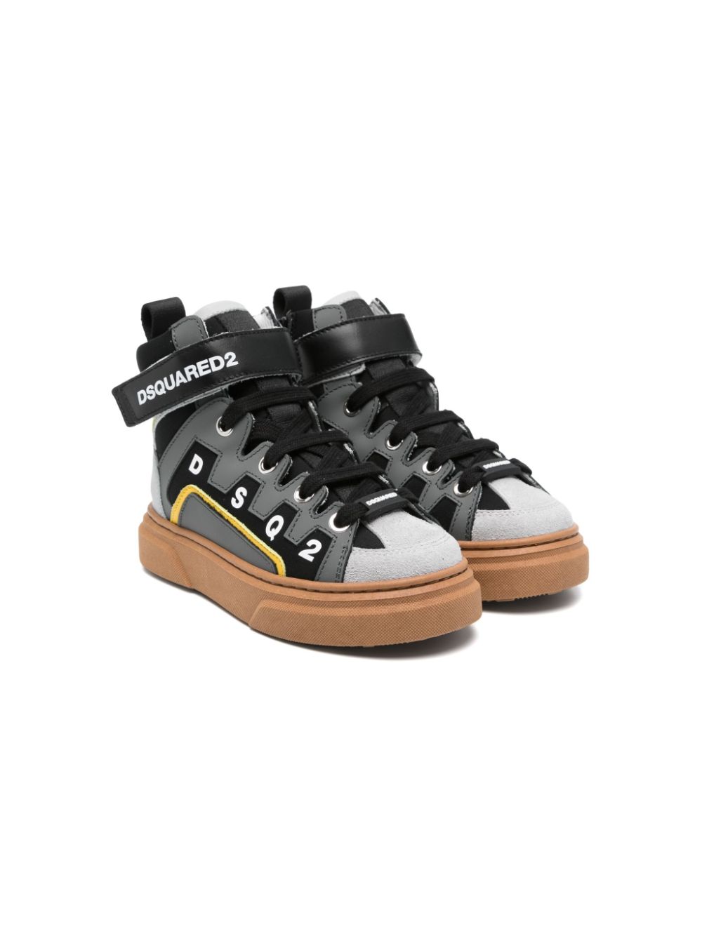 DSQUARED2 KIDS panelled sneakers - Black von DSQUARED2 KIDS