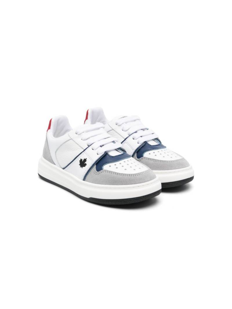 DSQUARED2 KIDS panelled sneakers - White von DSQUARED2 KIDS