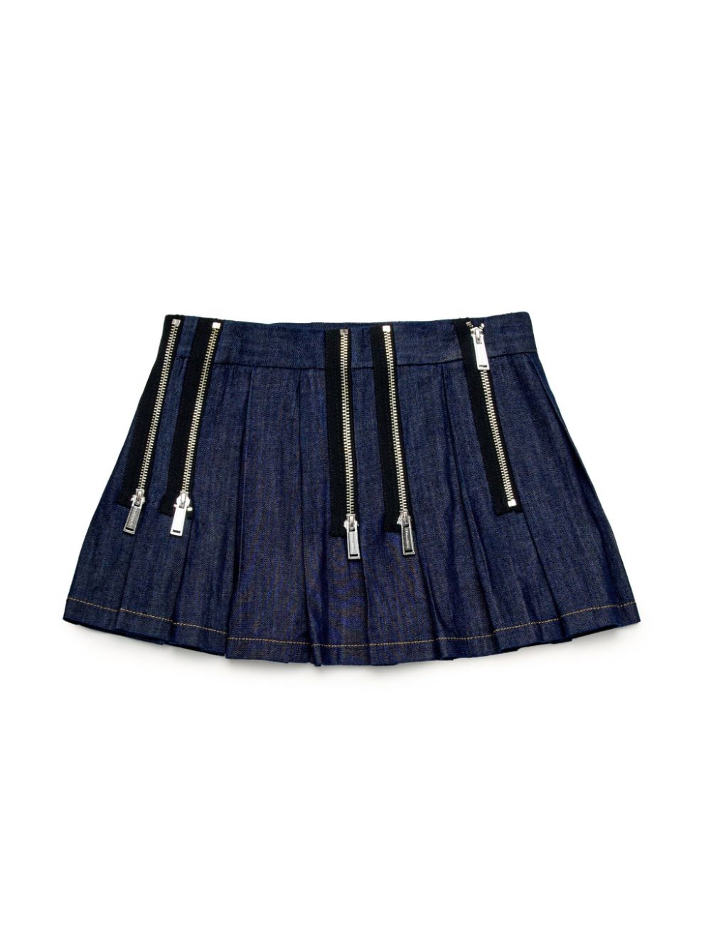 DSQUARED2 KIDS pleated denim mini skirt - Blue von DSQUARED2 KIDS