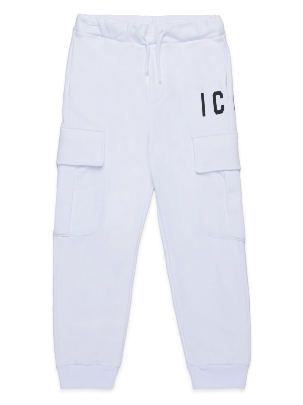 DSQUARED2 KIDS printed cargo trousers - White von DSQUARED2 KIDS