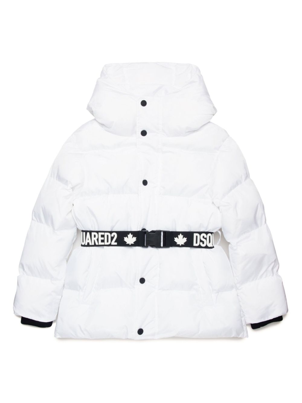 DSQUARED2 KIDS quilted jacket - White von DSQUARED2 KIDS