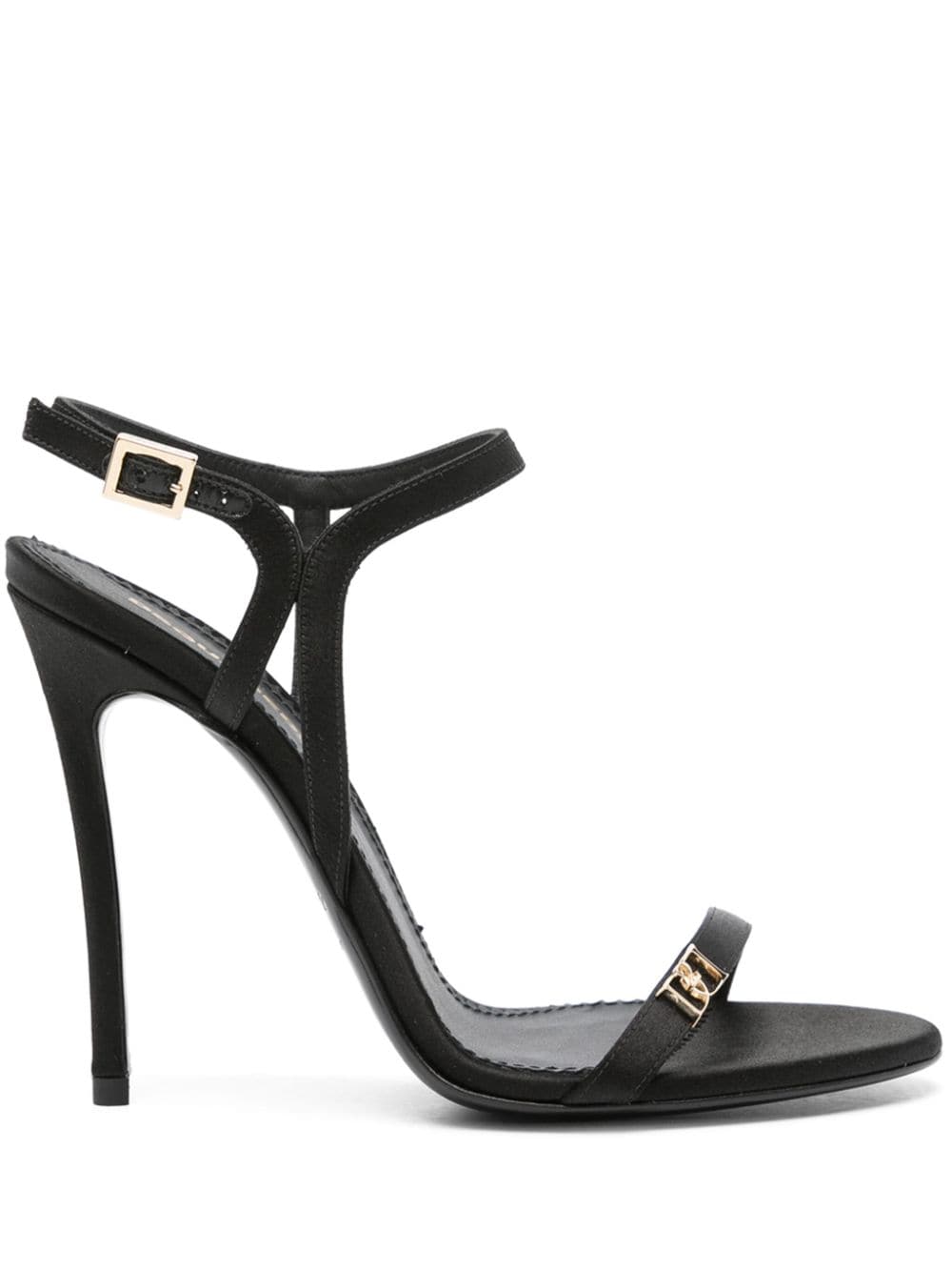 DSQUARED2 115mm satin sandals - Black von DSQUARED2