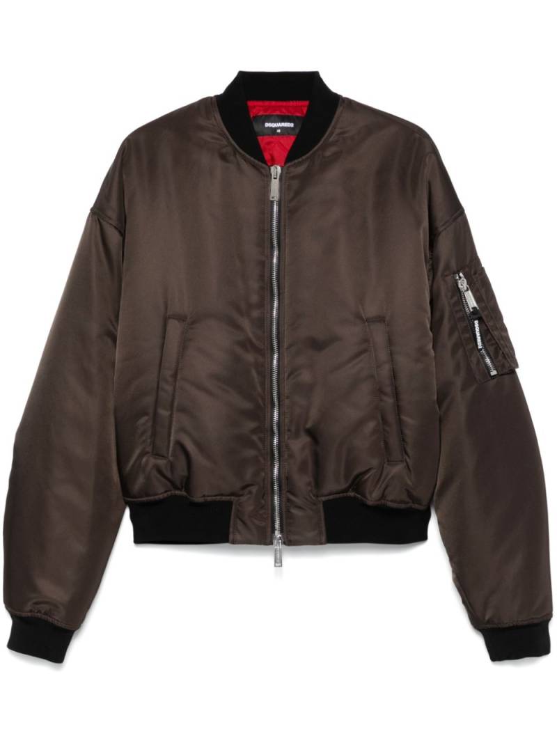 DSQUARED2 80's bomber jacket - Brown von DSQUARED2