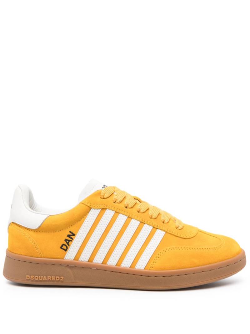 DSQUARED2 Boxer leather sneakers - Yellow von DSQUARED2