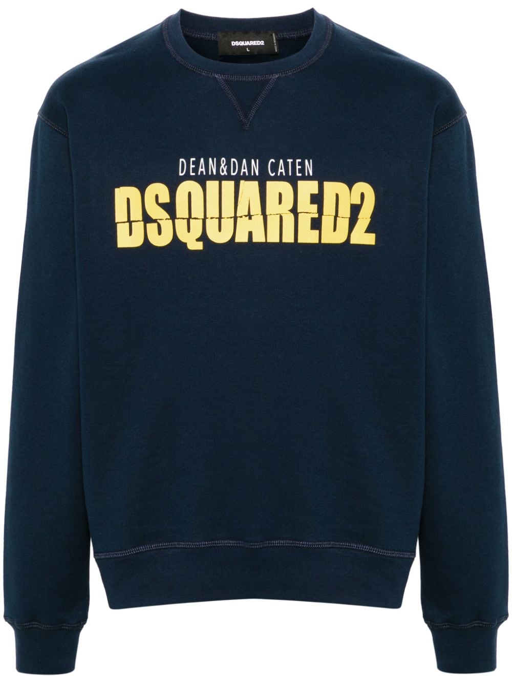 DSQUARED2 Cool Fit logo-print sweatshirt - Blue von DSQUARED2
