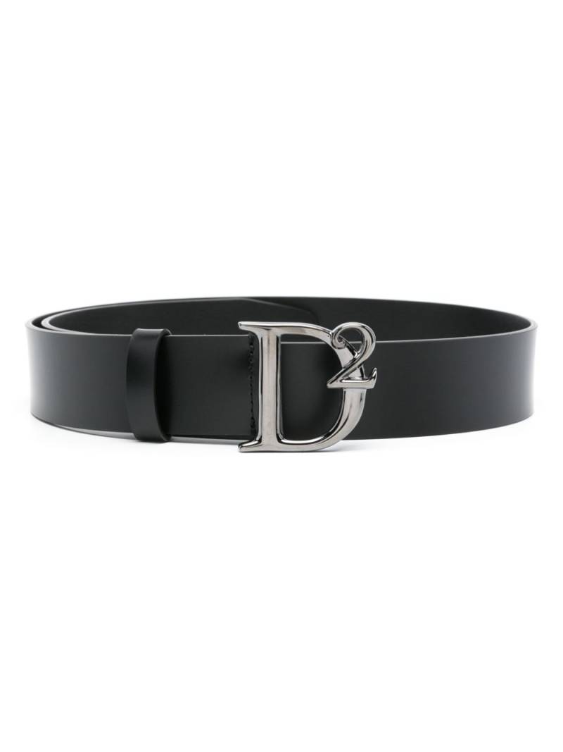 DSQUARED2 D2 Statement leather belt - Black von DSQUARED2