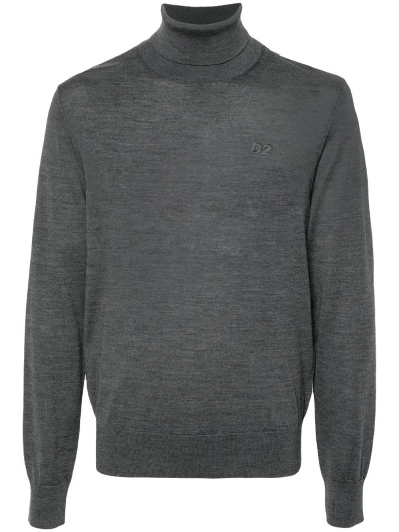 DSQUARED2 D2 turtleneck sweater - Grey von DSQUARED2