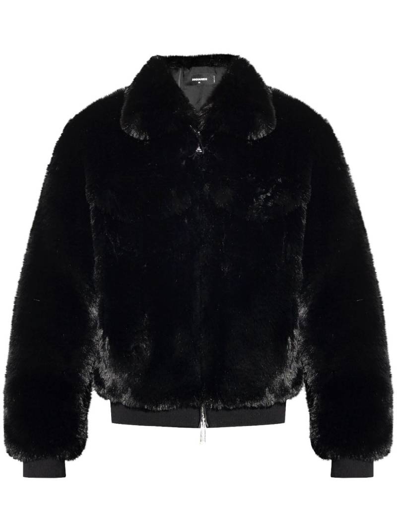 DSQUARED2 Faux-fur jacket - Black von DSQUARED2