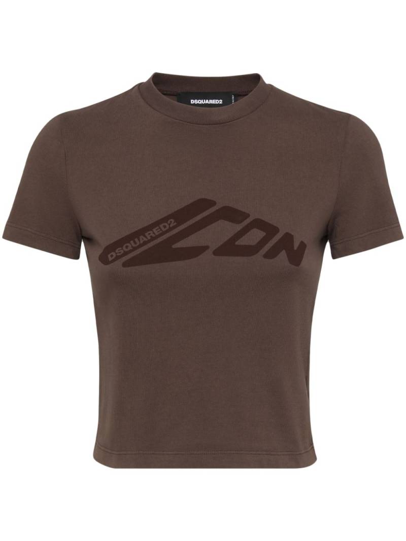 DSQUARED2 Icon T-shirt - Brown von DSQUARED2