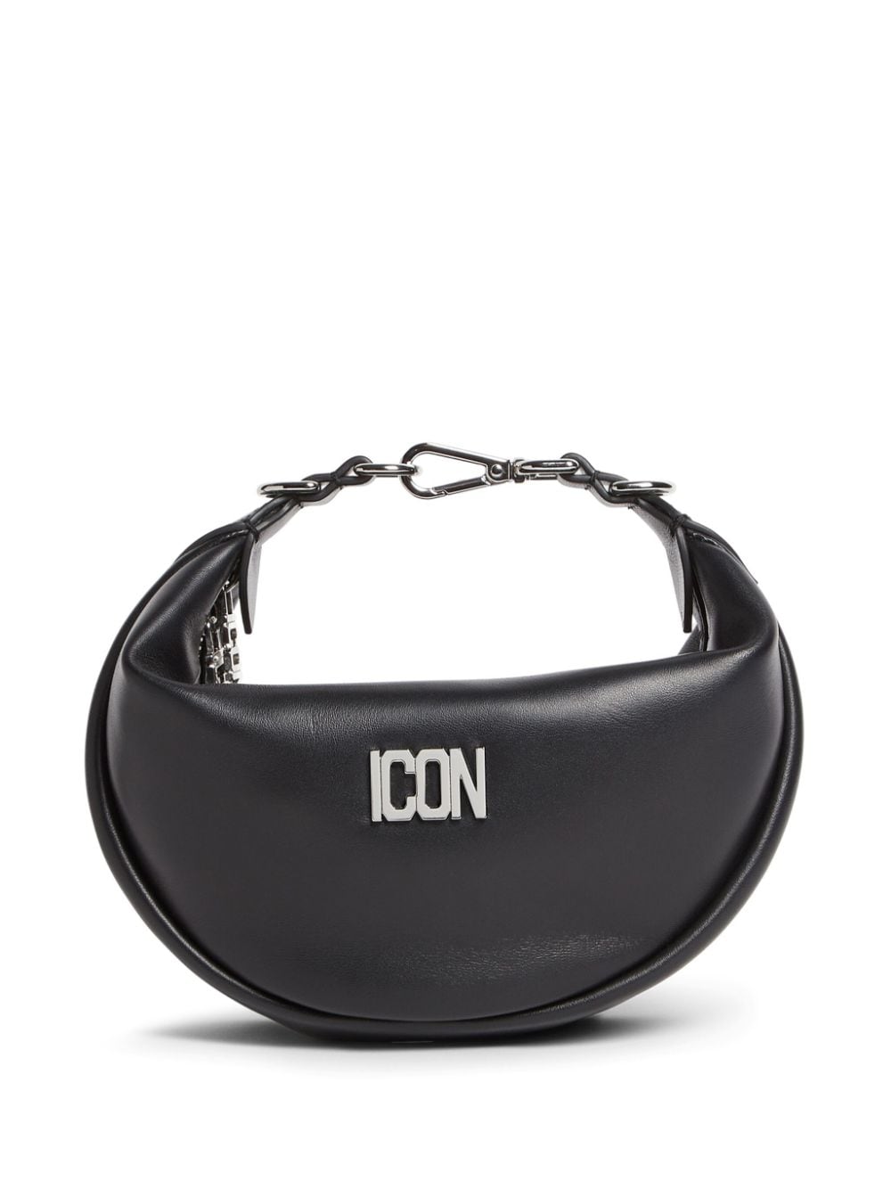 DSQUARED2 Icon leather tote bag - Black von DSQUARED2