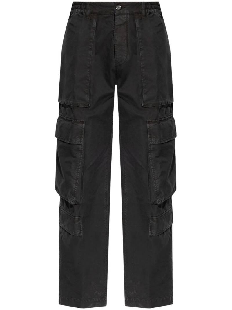 DSQUARED2 Icon-print cargo trousers - Black von DSQUARED2