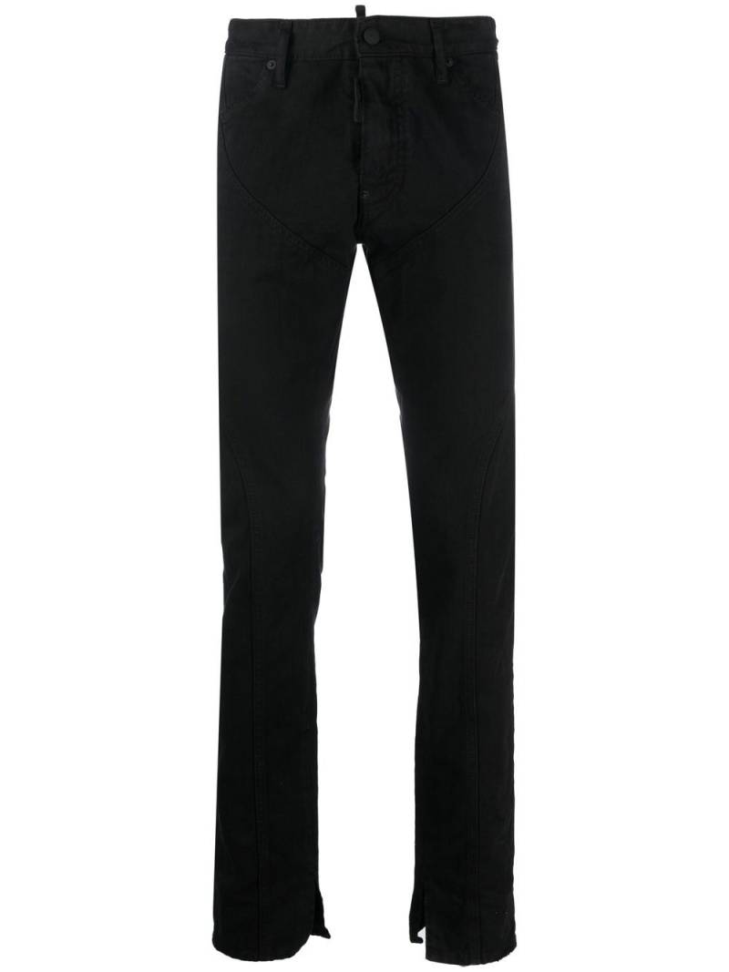 DSQUARED2 Icon straight-leg jeans - Black von DSQUARED2