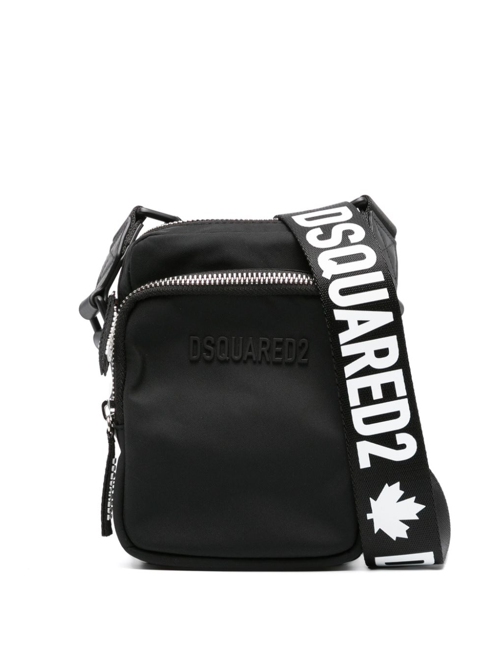 DSQUARED2 Made With Love logo-embossed crossbody bag - Black von DSQUARED2