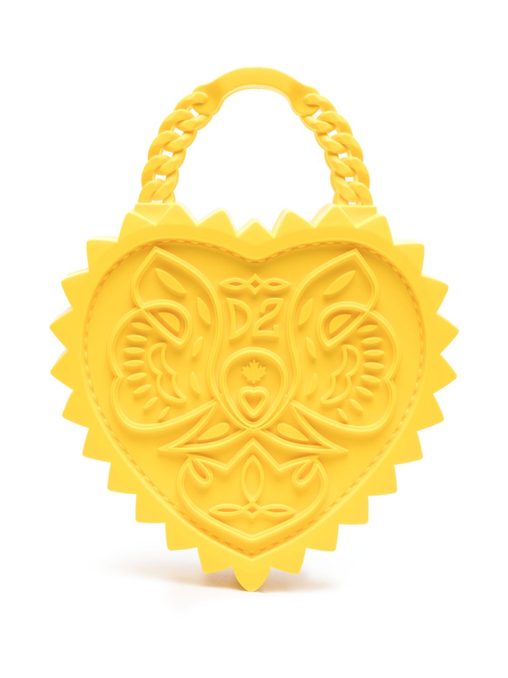 DSQUARED2 Open Your Heart tote bag - Yellow von DSQUARED2