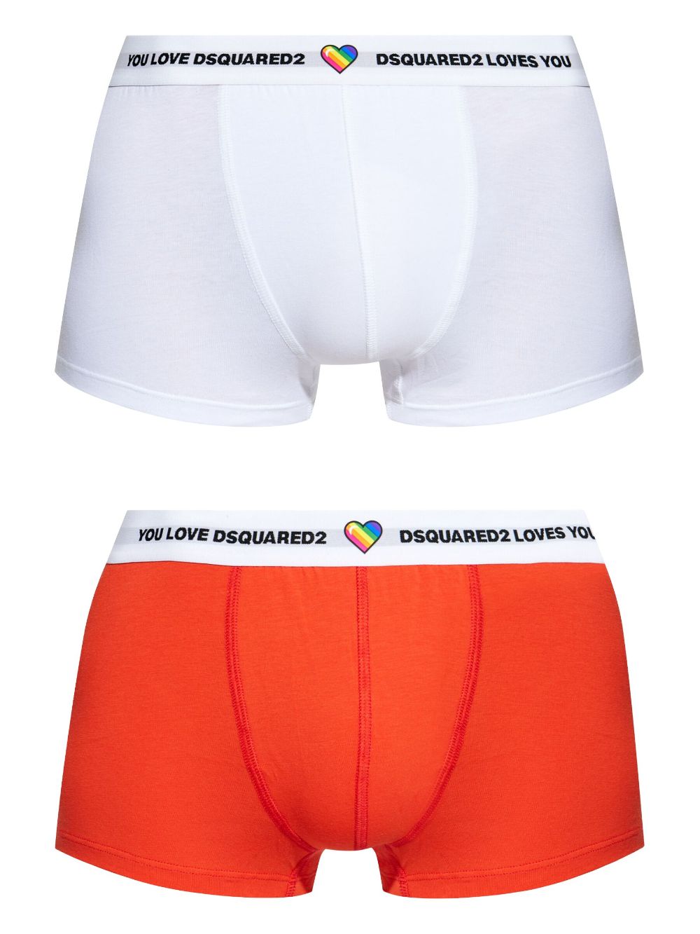 DSQUARED2 Pride boxers (pack of two) - White von DSQUARED2