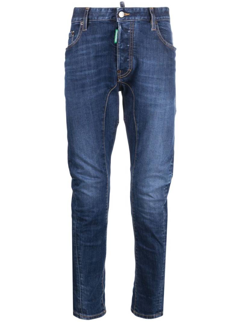 DSQUARED2 Tidy Biker skinny jeans - Blue von DSQUARED2