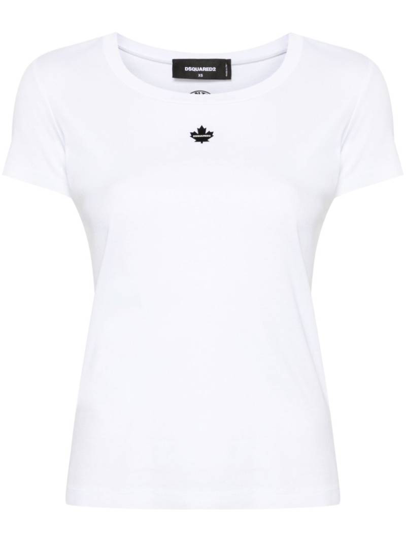 DSQUARED2 appliqué-logo cotton T-shirt - White von DSQUARED2