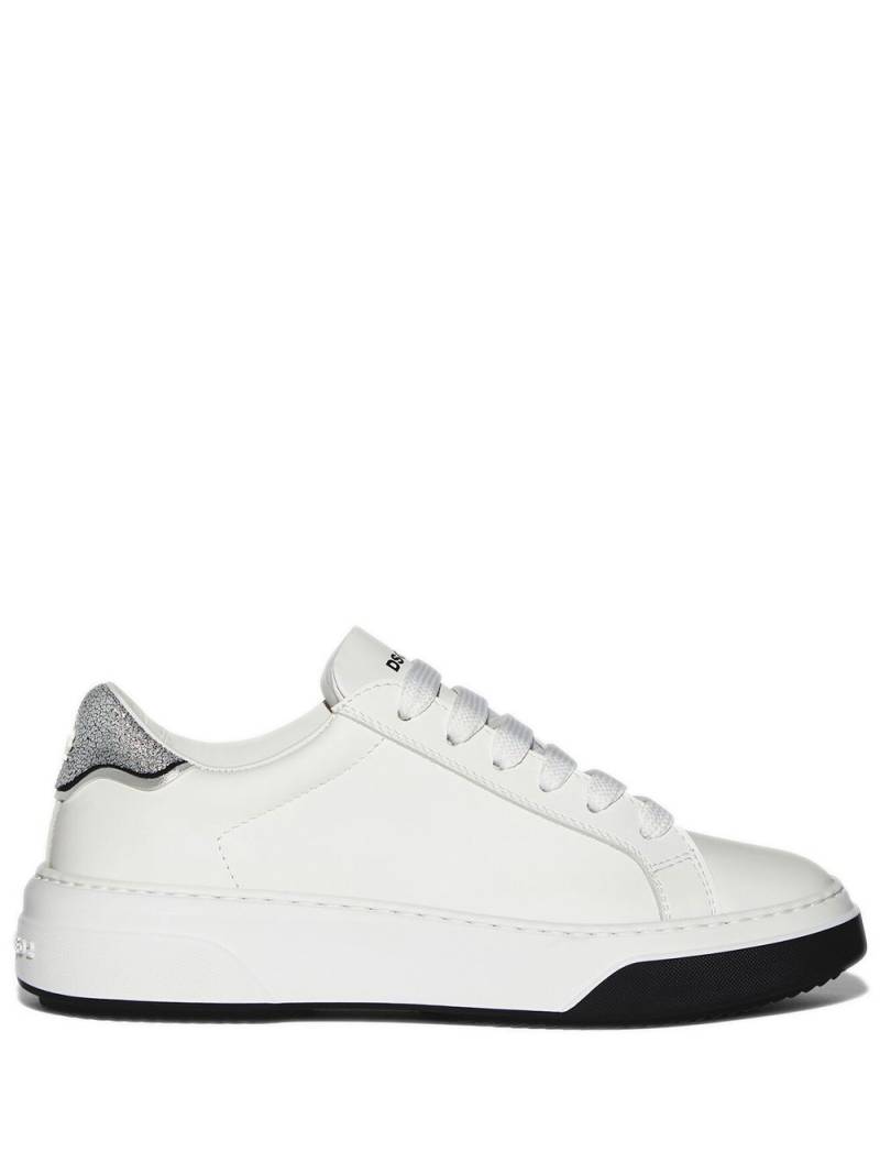 DSQUARED2 branded heel-counter low-top sneakers - White von DSQUARED2