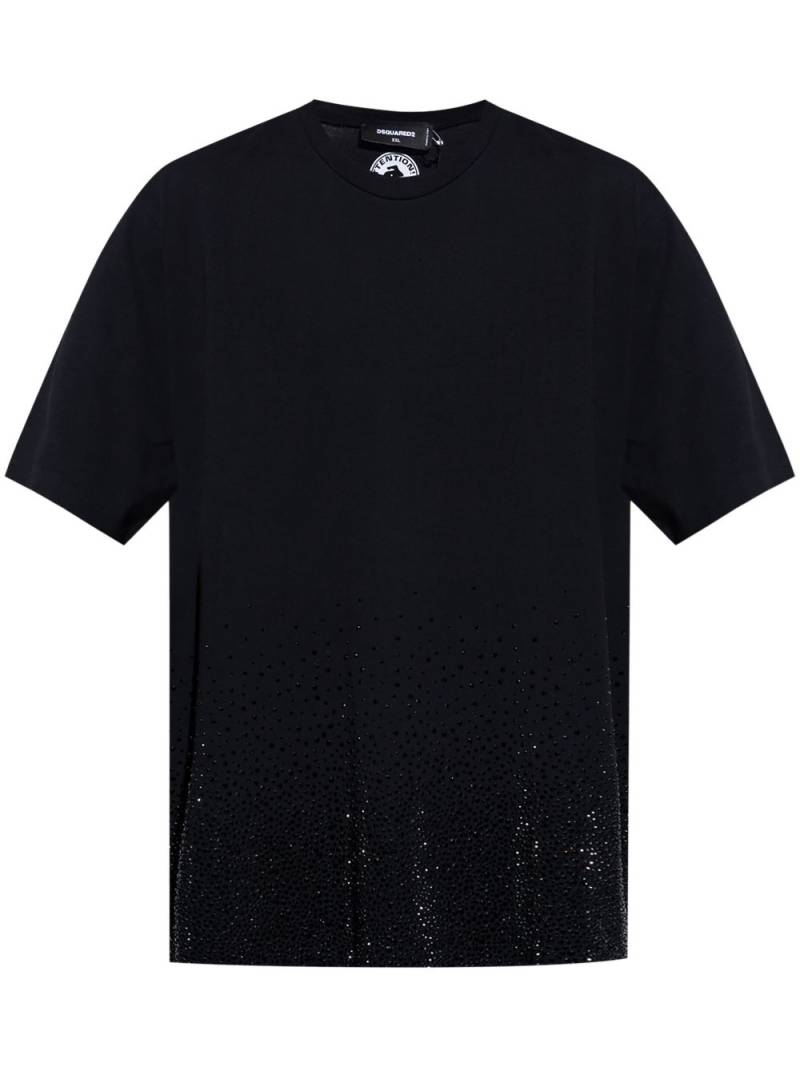 DSQUARED2 crystal-embellished T-shirt - Black von DSQUARED2