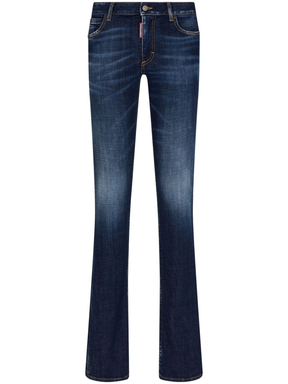 DSQUARED2 cut-out skinny jeans - Blue von DSQUARED2